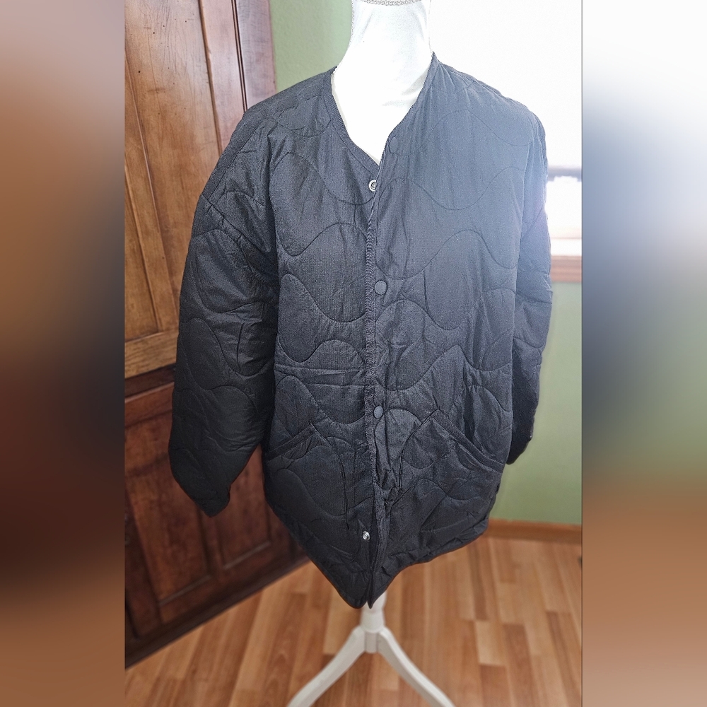 H&M Black Quilted Jacket